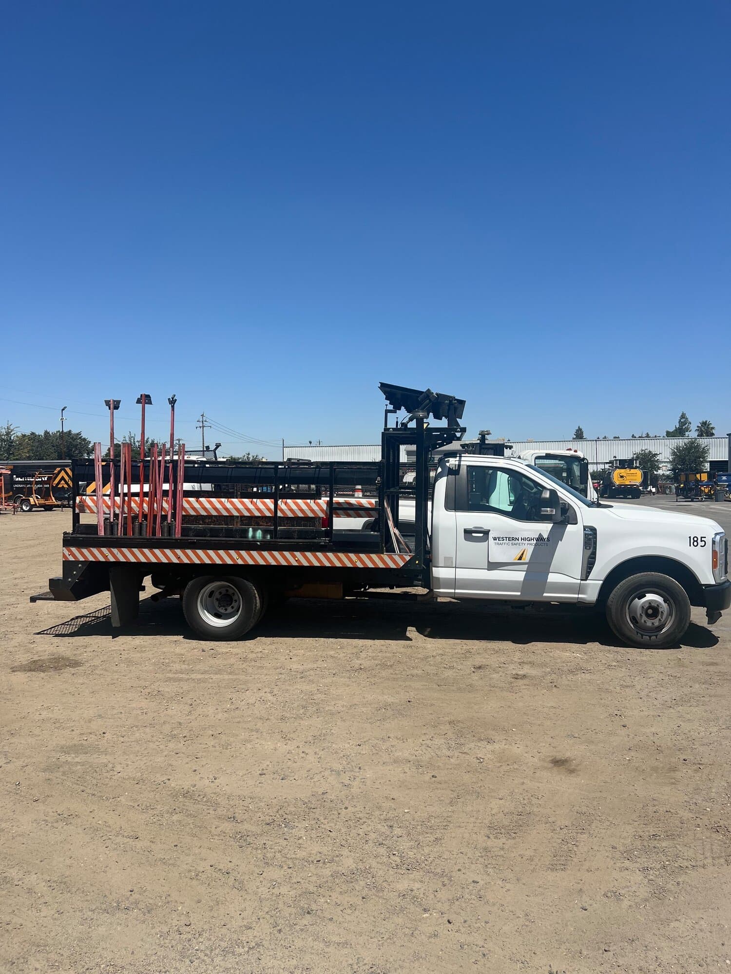 Heartland Fleet + Traffic Ford F-350 traffic-control truck, side profile